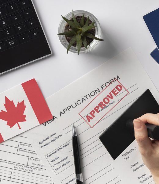 visa-application-composition-with-canadian-flag